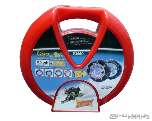 Cadenas para nieve, hielo y barro 12 mm